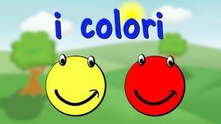 I colori in italiano per bambini | Impara l'italiano | Aprenda italiano