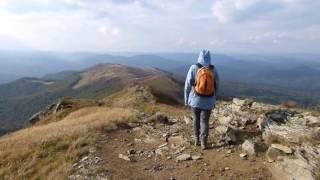 Bieszczady - Połoniny . Zachód słońca i jeleń :)