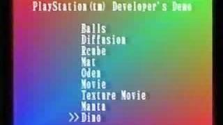 Playstation 1 Developer Demo Disc 1995