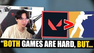 TenZ on which game is HARDER to go PRO? Valorant? or CS?