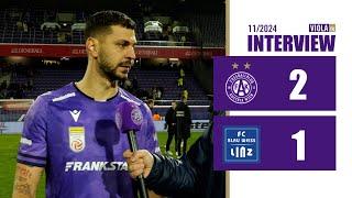 Aleksandar Dragović zum 2:1-Sieg gegen Blau Weiss Linz (11/2024) #faklive #violatv