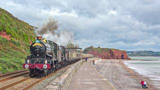 GW Castles Regain Territory In The South West. 7029/5043 Haul The 'Mayflower' To Plymouth. 27/08/24