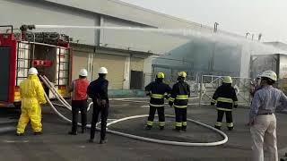 Fire Tander mock drill in plant