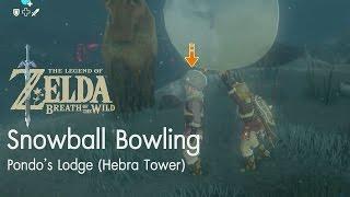 Zelda: Snowball Bowling (mini game)