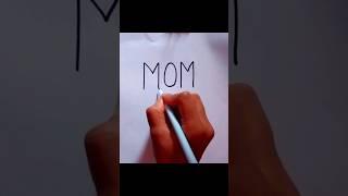 MOM = गुलाब | How To Draw Rose | Gulab ka Chitra #youtubeshorts #rose #drawing #easydrawing