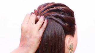 Exclusively Easy hairstyle - Quick stylish hairtsyle | hairstyle for party | hairstyles