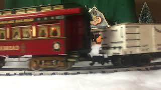 Bachmann Night Before Christmas G Scale train set. Ground level drive by