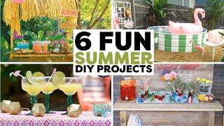 Perfect Summer DIY's: Backyard Obstacle Course, Tiki Bar, Cocktails & More! | HGTV Handmade