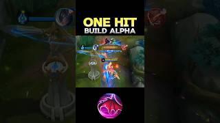  WATCH THIS - BEST BUILD ALPHA 2024(ONE HIT) ~ MLBB  #mobilelegends #onehitbuild #alpha #shorts