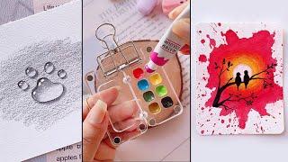 11 EASY ART IDEAS  || Painting hacks  for BEGINNERS || easy art tips || painting techniques