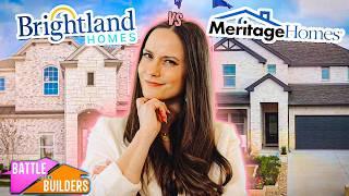 Battle of the Builders: Meritage vs. Brightland in Anna Ranch, DFW