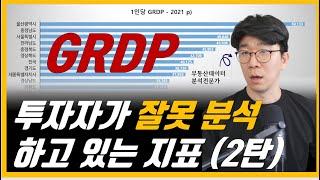 부동산투자자가 잘못 분석하고 있는 지표 2탄 (GRDP)