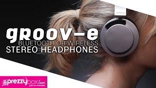 Groov-E Fusion Wireless Bluetooth Or Wired Stereo Headphones - Wireless Style