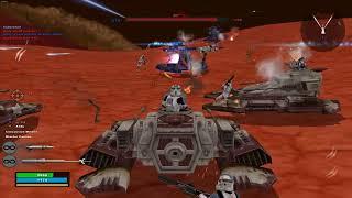 Star Wars Battlefront 2 (2005) - Mars gameplay Republic (GalacticFront)