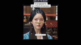 Ling buyi rocked , Princesses shocked  #lovelikethegalaxy #cdrama #shorts #zhaolusi #wulei #viral