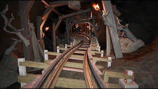 Mine Coaster Jumps Tracks, Goes Backwards & Skims Water (POV)