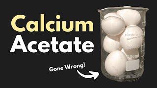 Turning Eggshells into Calcium Acetate Powder