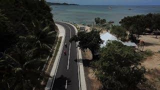 Indahnya Pemandangan Jalan Sekotong Lombok Barat NTB Dari Atas