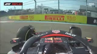 trompo de checo Pérez gran premio de Miami F1 2022