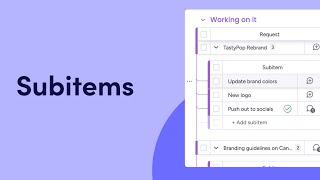 Subitems | monday.com tutorials