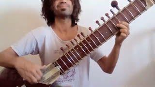 Student Sitar from Mohammad Waseem - Open Jawari Sound Test