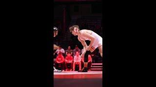 Wisconsin Wrestling | Dean Hamiti wins 7-2 Decision at 165lbs