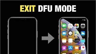 Tutorial to Get Out iPhone X DFU Mode Without Computer in 3 Simple Steps.