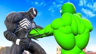 VENOM Fights Ragdoll Hulk - Overgrowth Mods Gameplay