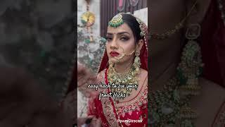 a two minute hack to fix your front hair flicks #bharti makeover #trendy #easy hack