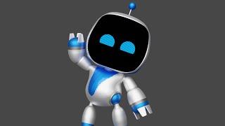 Astro Bot Blender 3D modelling Time Lapse (Free Download)