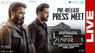 L2 Empuraan (Telugu) Pre-Release Press Meet LIVE | Mohanlal | Prithviraj Sukumaran | YouWe Media