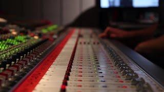 Digital Sound Mixer In The Studio. Stock Footage