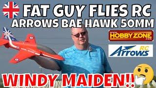 ARROWS BAE HAWK 50MM MAIDEN AND WINDY REVIEW by Fat Guy Flies RC