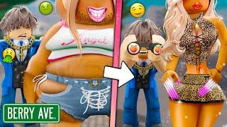 CRUSH REJECTED Me, Then I Became A BADDIE! Berry Avenue Story