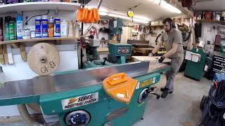 Making a new batch of stave drum shells