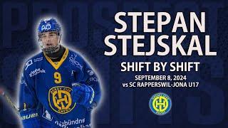 Stepan Stejskal vs SC Rapperswil-Jona U17 | Sep 8 2024 | 2027 NHL Draft