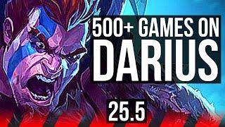 DARIUS vs AATROX (TOP) | 7 solo kills, 500+ games, Dominating, 9/2/1 | KR Diamond | 25.5