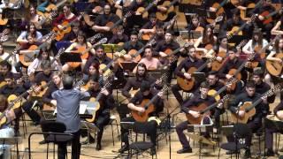 La Valse D'Amelie ( Yann Tiersen ) - 200 Guitars LIVE at Megaron Athens ( 7-3-15 )