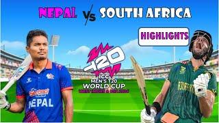 NEPAL VS SOUTH AFRICA -(FULL HIGHLIGHTS) !!!