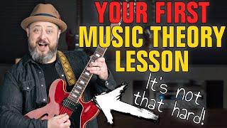 Your Very FIRST Music Theory Lesson on Guitar