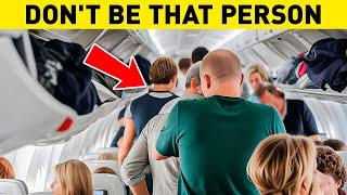 10+ Travel Mistakes You MUST Avoid on a Plane at All Costs