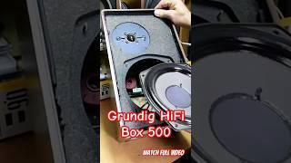 What's inside? GRUNDIG HiFi-Box 500 #speakers #1970s  @Angelicaaudio