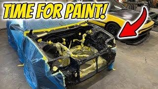 1988 CRX Si - Painting the Engine Bay