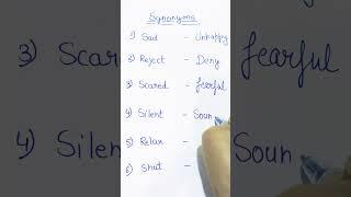 synonyms #1 #english