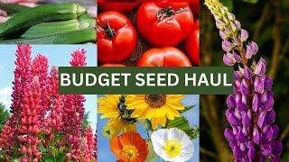 My 50 cents SEED HAUL from Walmart| BUDGET GARDENING