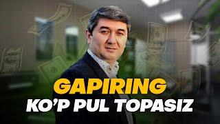 Gapirishni bilgan odam doim ko’p pul topadi