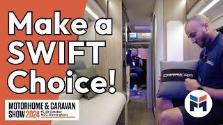 Explore SWIFT Campervans at the NEC Motorhome and caravan show 2024