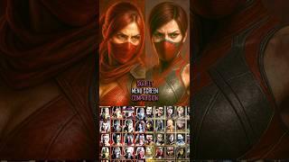 Skarlet Character Selection in  Mk9 , Mk11 and Mk1 Khaos Reigns #mortalkombat1havik