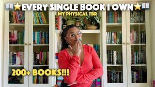 Every Book I Own but Haven't Read | My Physical TBR ⭐️