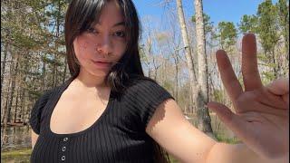 ASMR Outside | Hand Movements & Whisper Ramble